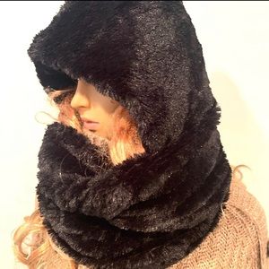 Oversize winter hoodie scarf winter hoodie winter hat New